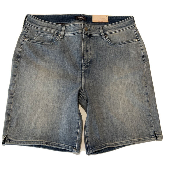 NYDJ Pants - NYDJ Lift Tuck Jean Shorts Womens 16 Blue
